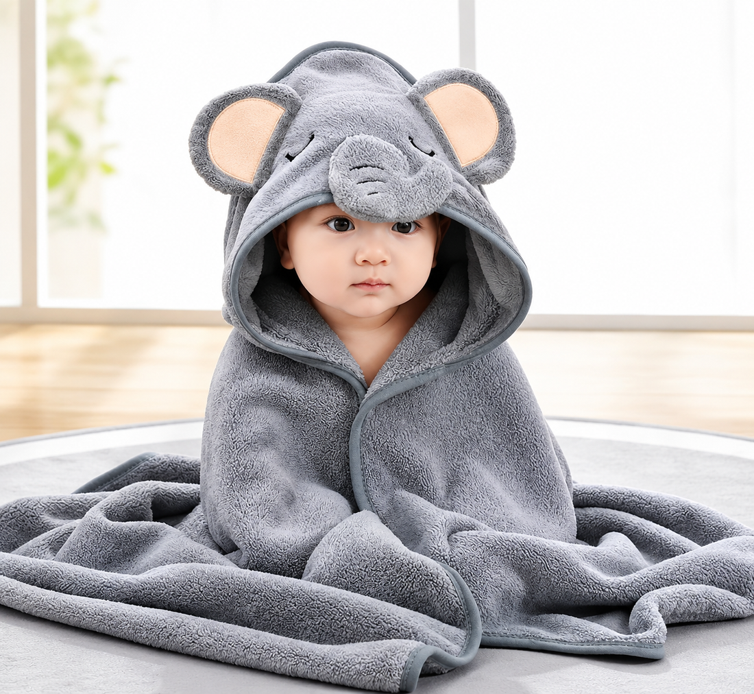 Ellie The Elephant Bath Towel