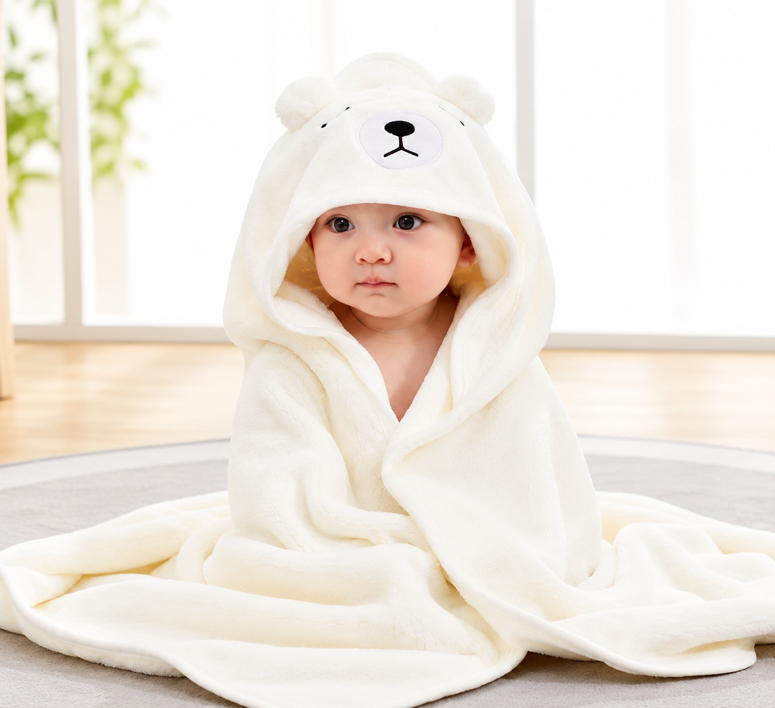 Snowy Bear Bath Towel