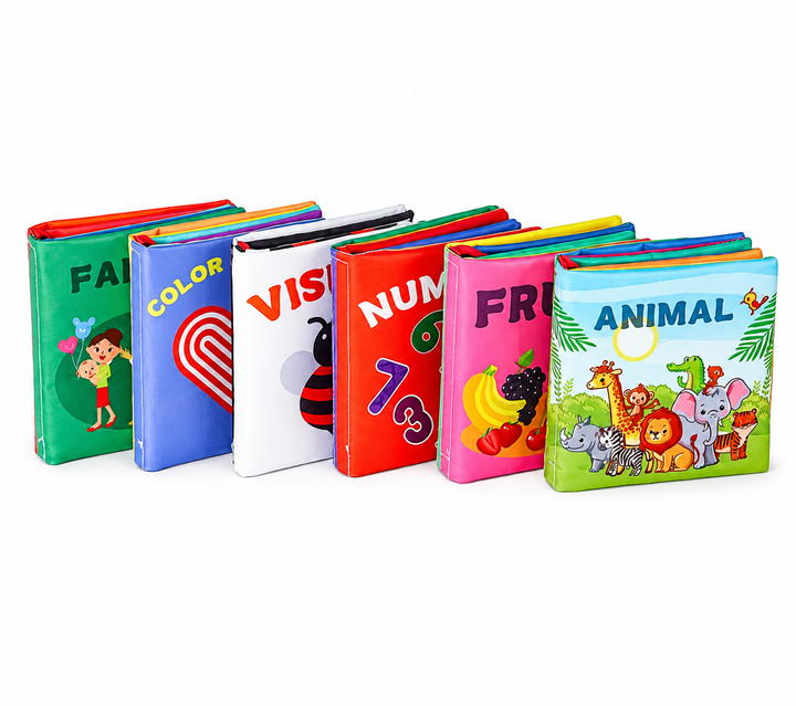 6-Pack Cloth Books
