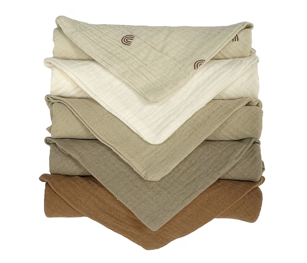 5pc Cotton Baby Washcloths