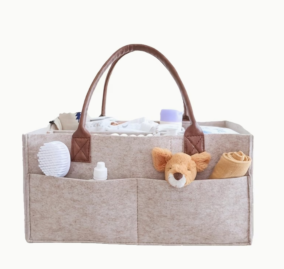 Large Capacity Wool Diaper Bag
