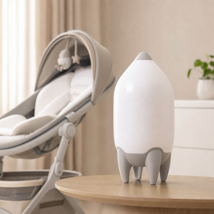 Portable Baby Rocker Electric Baby Bouncer Gently Rocks for Stroller & Pram